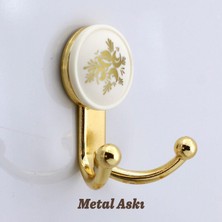 BADEM10 Misket Askı Gold Dolap Askılık Askılığı Duvar Vestiyer Banyo Mutfak Elbise Kıyafet Askısı Altın