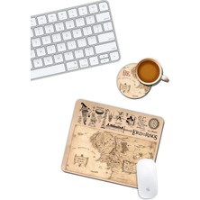 Lotr Yüzüklerin Efendisi Mouse Pad ve Bardak Altlığı Set