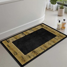 Monnhein Banyo Paspası, Yumuşak Banyo Halısı, Kaymaz Dot Tabanlı, Su Emici, Makinede Yıkanabilir - 60 x 100 cm
