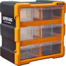 Superbag Küçük Monoblok Çekmece 6lı