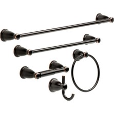 Franklin Brass KIN5PC-ORB Kinla Banyo Aksesuar Seti, 5 Parça, Yağlı Bronz