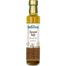 Shiffa Home Susam Yağı 250 ml | Soğuk SIKIM%100 Doğal Saf Bitkisel Yağ | Omega, Vitamin ve Mineral Açısından Zengin | Cilt ve Saç Bakım Yağı | Masaj, Mutfak ve Aromaterapi Kullanımı