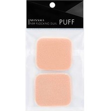 Mıssha Çift Taraflı Makyaj Süngeri Nbr Flocking Dual Puff 2 Adet