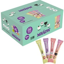 Mhauw Stick Mix Box 100 Adet, Her Biri 15 Gr. - No. 25 Somonlu - No. 25 Tavuklu - No. 25 Karaciğer ile - No. 25 Multivitaminli.