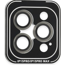Hsc Bilişim Joko Apple iPhone 15 Pro Max Pvd Metal Kamera Lens - Gri