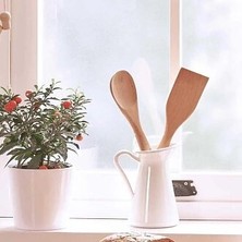 Korkmaz Natura Wooden Red Spoon And Spatula Set A566-01