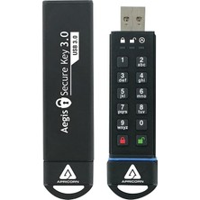 Apricorn Aegis Secure Key 3.0 Unit? Flash USB 60 GB USB Tipo A 3.2 Gen 1 [3.1 Gen 1] Nero (Aegis Secure Key Usb3 60GB - ** Yeni Perakende** - USB 3.0 Flas