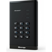 Istorage Diskashur3 HDD 2tb Siyah - Güvenli Taşınabilir Sabit Disk - Parola Korumalı - Toz ve Suya Dayanıklı - Donanım Şifreleme