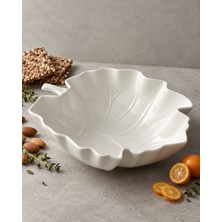 Be Original Pera 26 cm Leaf Kase | Porselen Yaprak Formlu Servis Kasesi