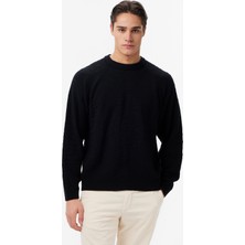 Les Benjamins Classic Fit Men's Black Knitwear