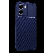 Trend Kapında Oppo Oppo A6T 5g Auto Focus Karbon Kapak - Lacivert