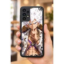 BG AKSESUAR Samsung Galaxy A13 Uyumlu Luffy Desenli Kamera Korumalı Darbelere Dayanıklı Kılıf