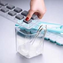 2 Adet Silikon Tabanlı Buzluk, 12'li Buz Kalıbı, Silikon Tabanlı Buz Kalıbı, Pratik ve Esnek Silikon Tabanlı Buzluk Seti - Içeceklerinizi Serin Tutun!