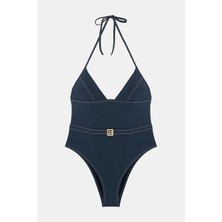 Balmain Balmaın Navy Swimsuit