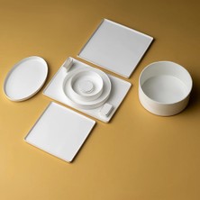 Jumbo Simple 59-Piece Dinnerware Set For 12 People Gold