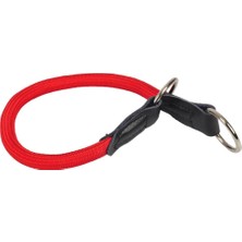 Karlie Suni Deri Eğitim Tasma Kırmızı 50X1,2 cm