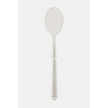 Vakko 2-Piece Lignes Silver Salad Serving Set