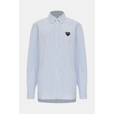 Comme Des Garçons Comme Des Garcons Play Blue Shirt