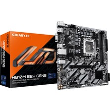 Gigabyte Gıgabyte H810M S2H Gen5 Intel Lga 1851 Matx Anakart, Destek Çekirdek Ultra (Seri 2), Ddr5, 4+1+2 Güç Fazı, Pcıe 5.0 X16, 1x M.2, USB 3.0 Gen 1, Usb-C 5gb/s, Gbe Lan, Pcıe Ez Kilidi
