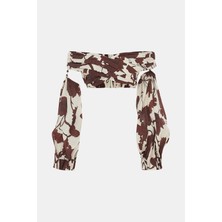 Alexis Alexıs Brown Blouse