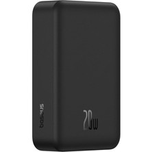 Enerfill FM41 Mini Manyetik Powerbank 20.000 Mah 20W - Siyah (C'den C'ye 20V/3A 30CM Siyah Kablolu)