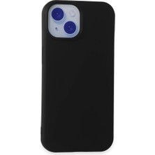 Lotus Store 1606 Apple iPhone 15 Kılıf Nano Içi Kadife Silikon - Siyah