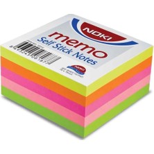 Memo Postit 75X75 Mm, 400 Yaprak, Renkli