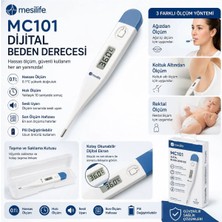 Medikalcim MC101 Dijital Ateş Ölçer | Hassas Ölçüm Özellikli Dijital Derece | Ağız, Koltuk Altı ve Rektal Kullanım | Ateş Ölçer