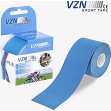 Medikalcim Sport Tape Mavi Renk Kinezyo Sporcu Bandı Ağrı Bandı 5 Metre x 5 cm