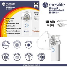 Medikalcim Taşınabilir Mini Mesh Nebulizatör BR-MN199 Sessiz ve Yatarken Kullanım Imkanı