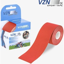 Medikalcim Sport Tape Kırmızı Renk Kinezyo Sporcu Bandı Ağrı Bandı 5 Metre x 5 cm