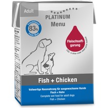 Platinum Balıklı ve Tavuklu Yaş Köpek Maması 185 gr