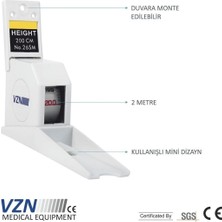 Medikalcim Duvara Monte Boy Ölçer