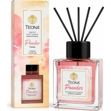 Teona Oda Kokusu 110 ml – Reed Diffuser – Uzun Süreli Ferah Koku (Pudra)