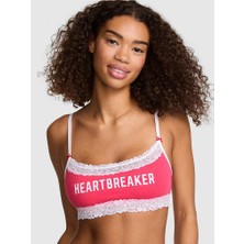 Victoria's Secret Cotton Lace Round Neck Bralette