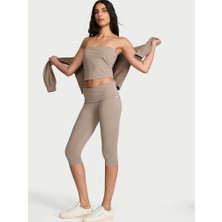 Victoria's Secret Fold-Over Waist Capri Leggings
