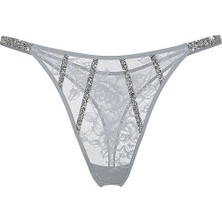 Victoria's Secret Gradient Shine Strap Lace V-String Panties
