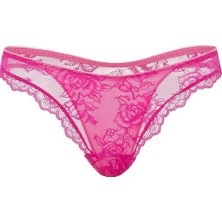 Victoria's Secret Rose Detail Lace Thong