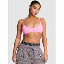Victoria's Secret Pınk Relay Round-Neck Micro Sports Bra