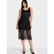 Victoria's Secret Rose Lace Midi Skirt