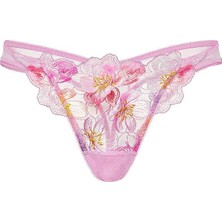 Victoria's Secret Watercolor Embroidered Thong