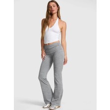 Victoria's Secret Pınk Relay Fold-Over Waist Flare Leggings