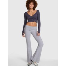 Victoria's Secret All-Day Foldover Waist Flare Leggings