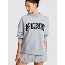Victoria's Secret Oversized High-Neck Sweatshirt