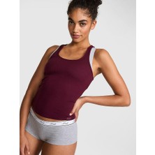 Victoria's Secret Ribbed Relaxed Fit Boyfriend Tank Top