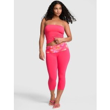 Victoria's Secret All-Day Cotton Foldover Capri Leggings