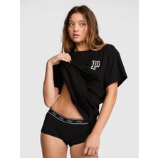 Victoria's Secret Oversized Short-Sleeve Campus T-Shirt