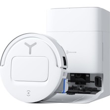 Burada Bulabilirsin Ecovacs Deebot T80 Omni Robot Süpürge ve Paspas, 20.000 Pa Emiş Gücü, Kendini Temizleyen Ozmo Roller ve Sıcak Su ile Paspas Yıkama, Zerotangle 3.0 Dolaşma Önleme Teknolojisi ve Akıllı Istasyon