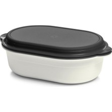 Tupperware Oval Servis Tabağım Kapaklı 2.5 Litre Şık ve Pratik Sunum Kabı