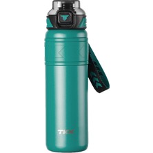 Vagonlife Tkk 900 ml Çelik Termos Çift Kullanım Pipetli/rahat Içim -12/24 Sıcak-Soğuk- Yalıtım -TKK2025900ML Yeşil